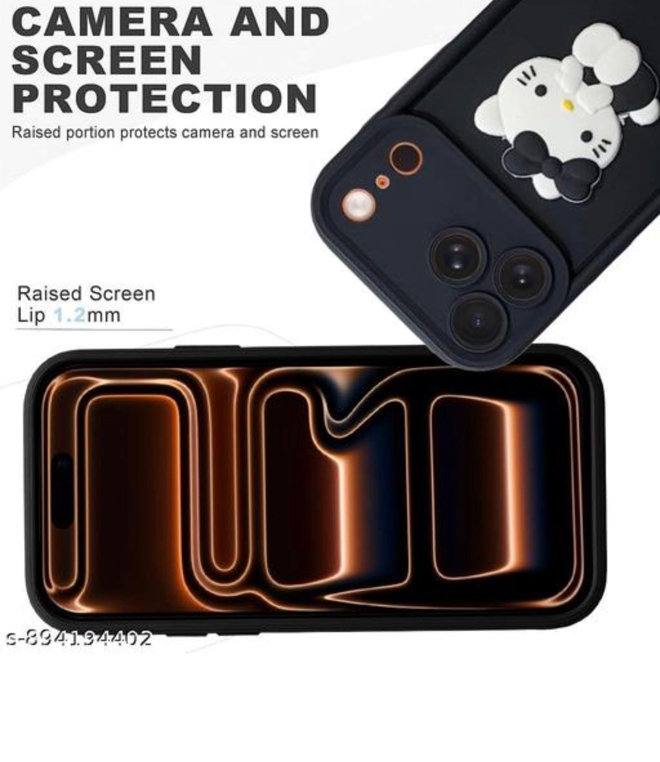 Happy Kitty 3D Case for iPhone 17 Pro Max