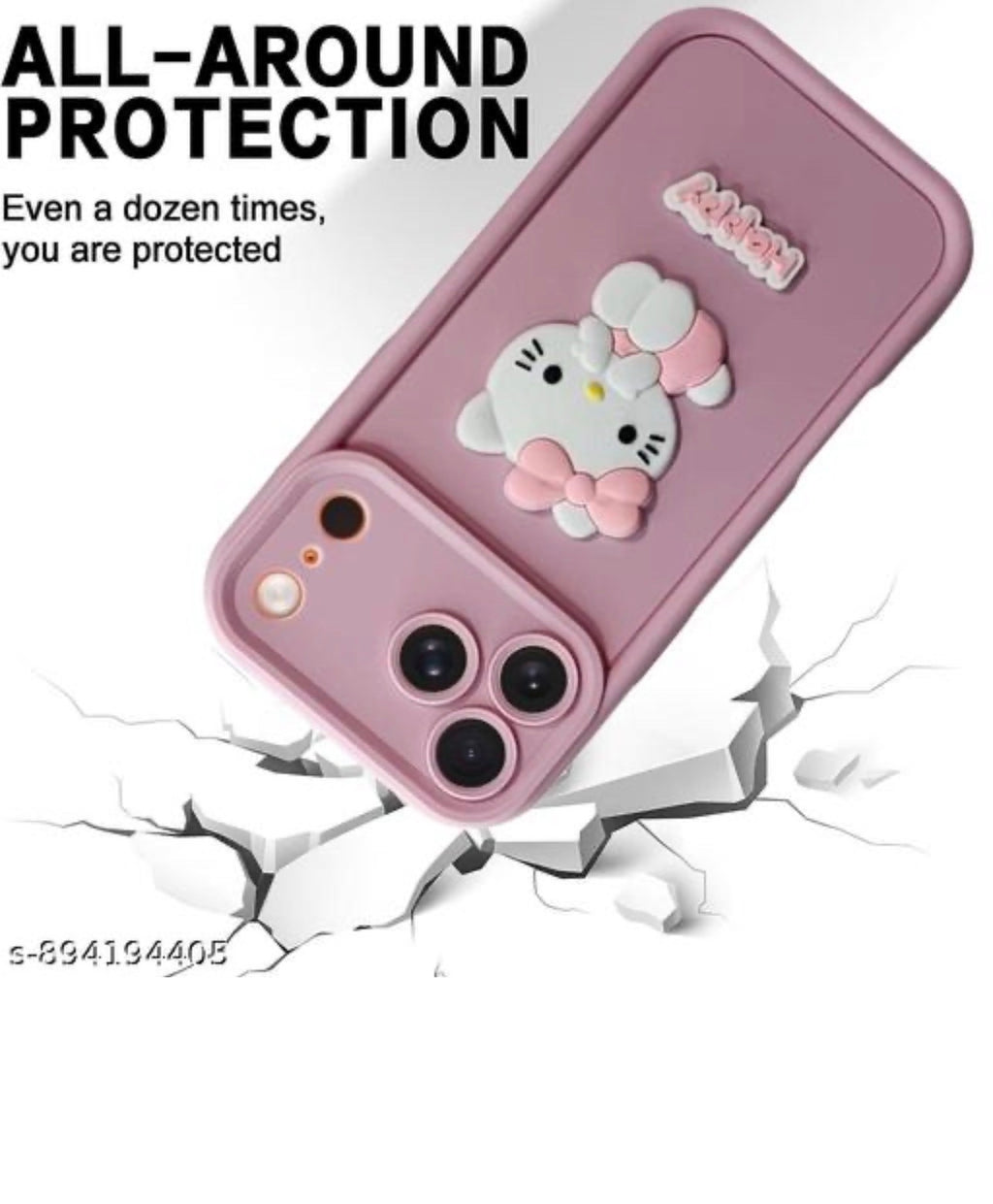 Happy Kitty 3D Case for iPhone 17 Pro Max