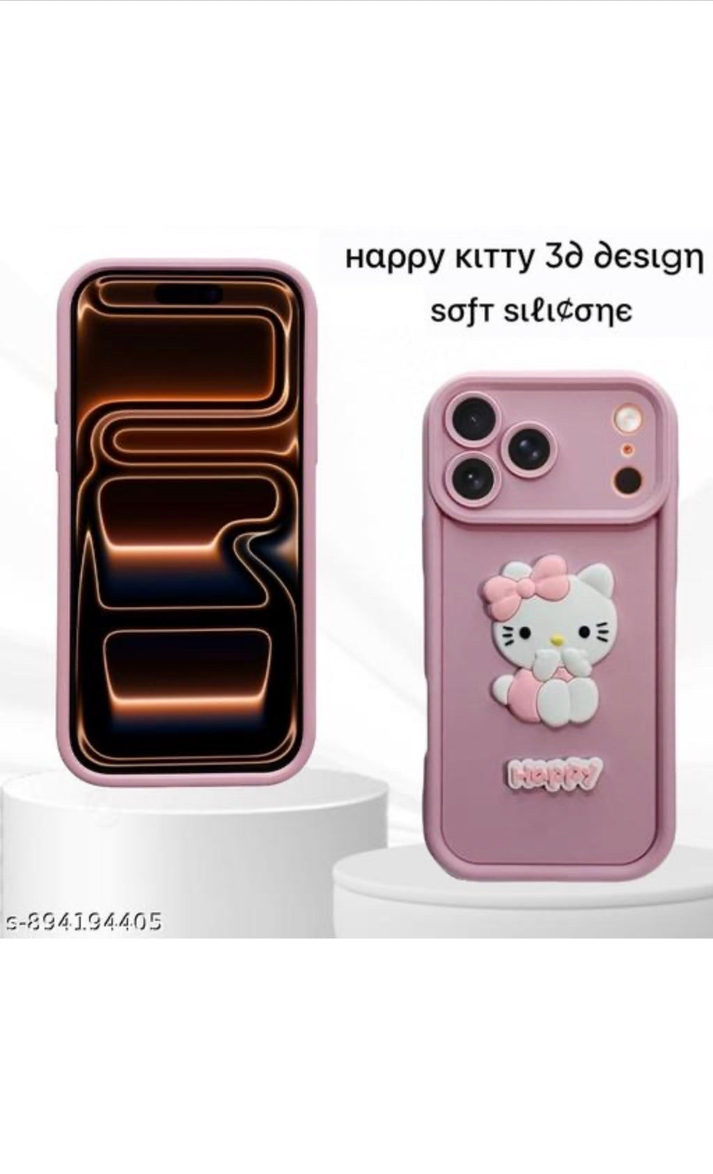 Happy Kitty 3D Case for iPhone 17 Pro Max