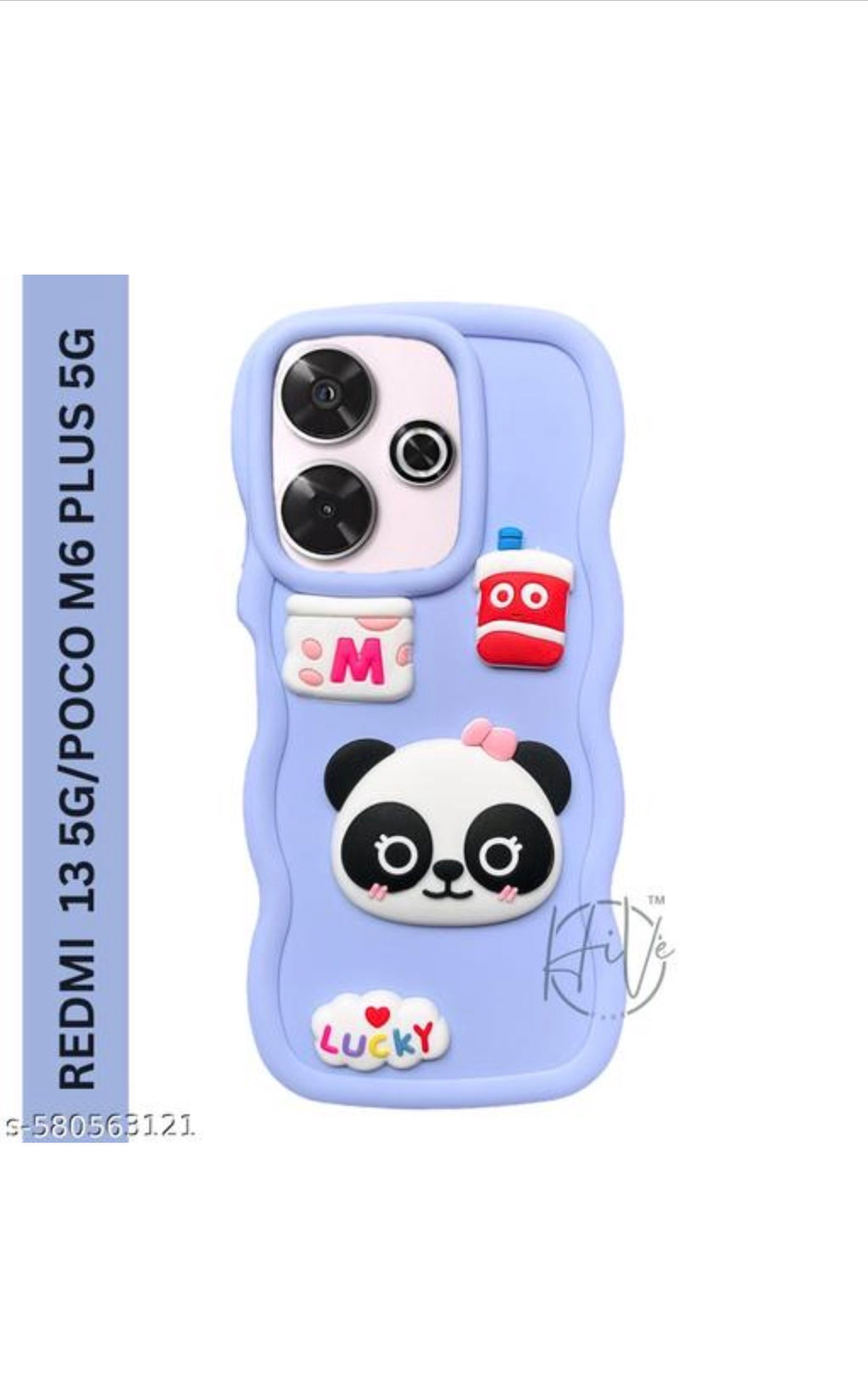 Redmi 13C & POCO M6 Plus Cute Bunny & Bear Case